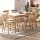 Simplicity Rectangle Dining Table White Sintered Stone Table with 4 Oak Solid Wood Legs Clearhalo ' dining_table' 'Dining Tables & Seating' 'Dining Tables' 'furn' 'furn_dining_table' 'Furniture' 'furniture_dining_table' 'Kitchen & Dining Furniture' 'kitchen&dining_furn' 'kitchen' 'kitchen_dining_table' 1200x1200_3b1b81f9-6108-46e6-90df-2e6adab1f32f