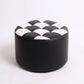 Modern Resistente alla macchia standard Round Control Modello in pelle POUF per salotto