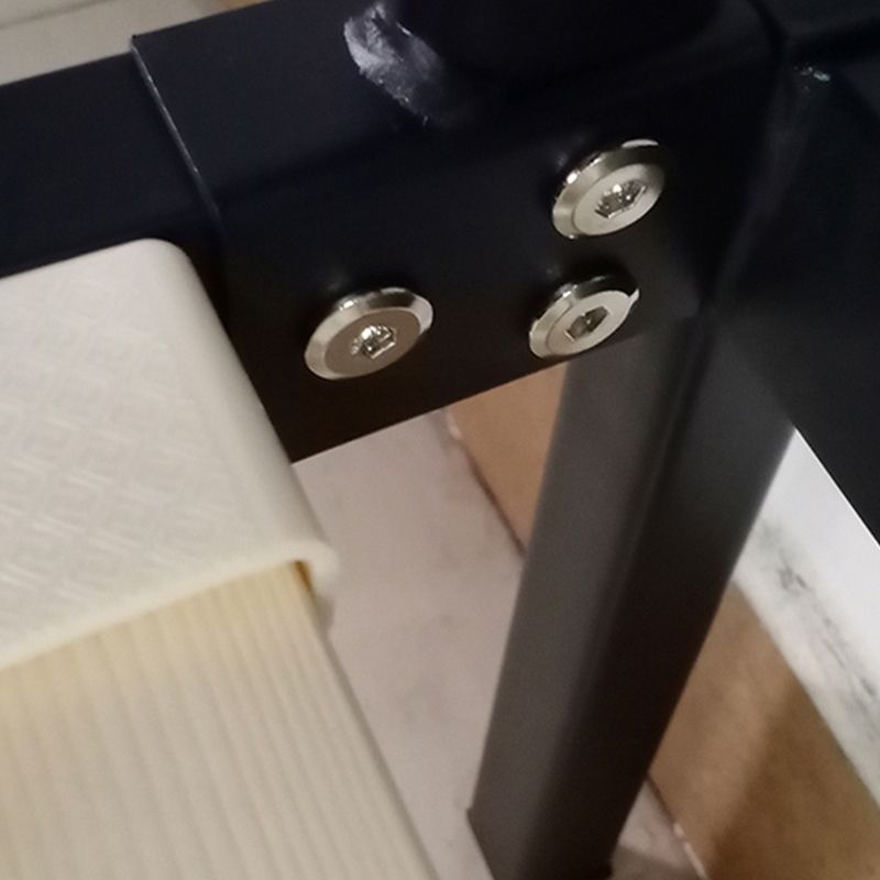 Legno di pino da letto in metallo 78,74 "L tela del letto moderno letto in grigio