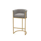 Upholstered Dining Stools Low Back Bar Stools with Metal Base Clearhalo 'Bar Furniture' 'Bar Stools' 'bar_stools' 'furn' 'furn_bar_stools' 'Furniture' 'Kitchen & Dining Furniture' 1200x1200_3b204204-858e-404b-913b-63ddca5b6dcd
