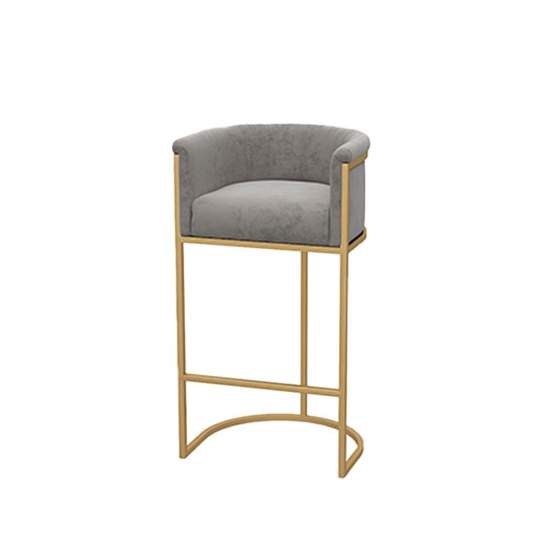 Upholstered Dining Stools Low Back Bar Stools with Metal Base Clearhalo 'Bar Furniture' 'Bar Stools' 'bar_stools' 'furn' 'furn_bar_stools' 'Furniture' 'Kitchen & Dining Furniture' 1200x1200_3b204204-858e-404b-913b-63ddca5b6dcd