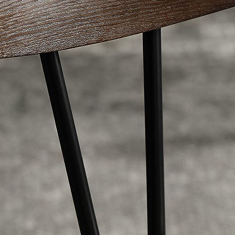 Home Kitchen Industrial Side Chair PU Leather Upholstered Armless Chair