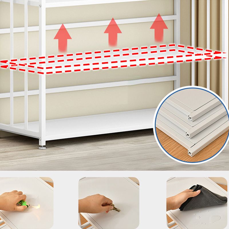 垂直長方形の本棚メタル9.8 "広いオープンブックケースブックシェルフコンテンポラリー