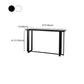 Industrial Bistro Bar Desk Indoor Stone and Metal Rectangle Bistro Bar Table Clearhalo 'Bar Furniture' 'Bar Tables' 'bar_tables' 'furn' 'furn_bar_tables' 'Furniture' 'furniture_bar_tables' 'Kitchen & Dining Furniture' 1200x1200_3b25db7e-7a3b-4eee-a0ae-c63f5c04eec1