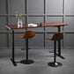 Industrial Style Wood Top Counter Table Liftable Bar Table for Coffee Shop Clearhalo 'Bar Furniture' 'Bar Tables' 'bar_tables' 'furn' 'furn_bar_tables' 'Furniture' 'furniture_bar_tables' 'Kitchen & Dining Furniture' 1200x1200_3b2602f5-1748-4be9-a520-4f148f5844b0