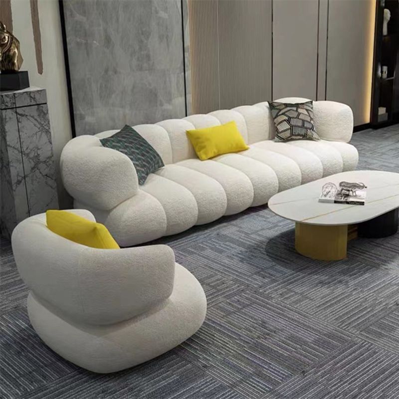 Wool Recessed Arm Sofa Contemporary Standard Sofa for Living Room Clearhalo 'furn' 'furn_sofas' 'Furniture' 'Living Room Furniture' 'Sofa' 'sofas' 1200x1200_3b26ecc0-17cb-40ea-a780-88b3afdd5b8f