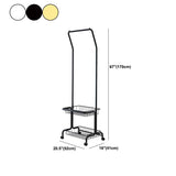 Moderne Eingangs -Kit -Kleiderbügel -Kastern und Korbspeicherregalträger