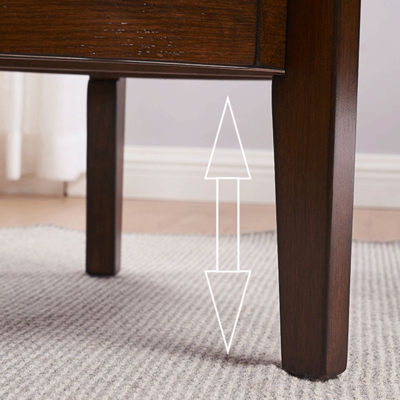 French Country Style Cocktail Table Wood/dark Coffee/walnut Solid Wood Round Coffee Table Clearhalo 'Coffee & Accent Tables' 'End & Side Tables' 'end_side_table' 'Furniture' 'furniture_end_side_table' 'Living Room Furniture' 1200x1200_3b2ae8e2-edd3-4ced-8c78-10ba7f966cf5