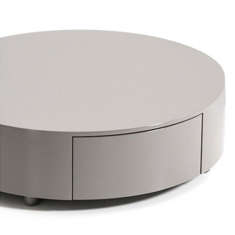 Modern Coffee Table Round Nesting Coffee Table with Storage Drawers Clearhalo 'Coffee & Accent Tables' 'Coffee Tables' 'coffee_tables' 'furn' 'furn_coffee_tables' 'Furniture' 'Living Room Furniture' 1200x1200_3b2aeb0a-96b4-4704-90af-bae132227084
