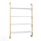 Contemporary Wall Unit Bookcase Metal Frame Pine Wood Shelf Bookshelf Clearhalo 'Bookcases' 'furn' 'furn_bookcases' 'Furniture' 'furniture_bookcases' 'Office Furniture' 1200x1200_3b2b2213-8853-4cef-8a82-312584f1232f