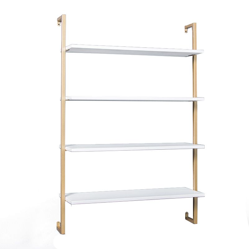 Contemporary Wall Unit Bookcase Metal Frame Pine Wood Shelf Bookshelf Clearhalo 'Bookcases' 'furn' 'furn_bookcases' 'Furniture' 'furniture_bookcases' 'Office Furniture' 1200x1200_3b2b2213-8853-4cef-8a82-312584f1232f