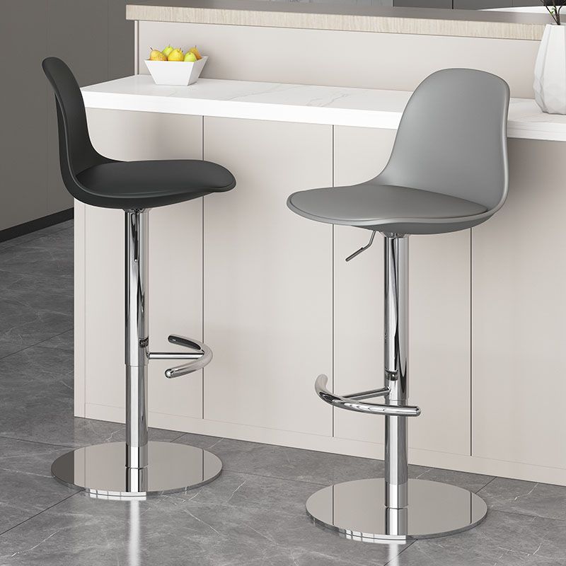 Contemporary Style Metal Bar Stool Footrest Counter Stool for Bristol