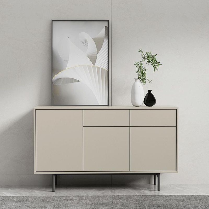 Moderno legno ingegnerizzato da 27,5 "H Server buffet per sala da pranzo a buffet