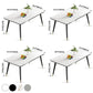 Simple Kitchen Standard Dining Table Sintered Stone Rectangle Dining Table with 4 Legs Base Clearhalo ' dining_table' 'Dining Tables & Seating' 'Dining Tables' 'furn' 'furn_dining_table' 'Furniture' 'furniture_dining_table' 'Kitchen & Dining Furniture' 'kitchen&dining_furn' 'kitchen' 'kitchen_dining_table' 1200x1200_3b2e9ec0-0d28-4418-8800-5195b0b95484