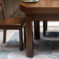 Contemporary Dinner Table Wood 4 Legs Dining Room Table for Home