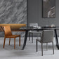 Glam Dining Room Armless Chairs Faux Leather Metal Base Dining Chairs Clearhalo 'Dining Chairs' 'Dining Tables & Seating' 'dining_chair' 'furn' 'furn_dining_chair' 'Furniture' 'furniture_dining_chair' 'Kitchen & Dining Furniture' 1200x1200_3b2fc574-7867-48a6-aea8-1e72e87831d8