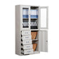 Modern File Cabinet Glass Doors Lock Storage Vertical Filing Cabinet Clearhalo 'Filing Cabinets' 'filling_cabinets' 'furn' 'furn_filling_cabinets' 'Furniture' 'Office Furniture' 1200x1200_3b301567-5673-400e-8ef6-4617a5d37e1d