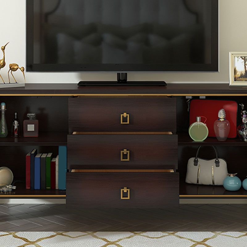 Modern TV Stand Console Solid Wood TV Media Console with Drawers Clearhalo 'furn' 'furn_tv_stands_entertainment_centers' 'Furniture' 'Living Room Furniture' 'TV Stands & Entertainment Centers' 'TV Stands & Media Storage Furniture' 'tv_stands_entertainment_centers' 1200x1200_3b336a92-0817-4730-9b9e-ad81bd46593d