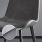 Sillas de comedor de cocina de cuero falso sillas industriales con base de metal