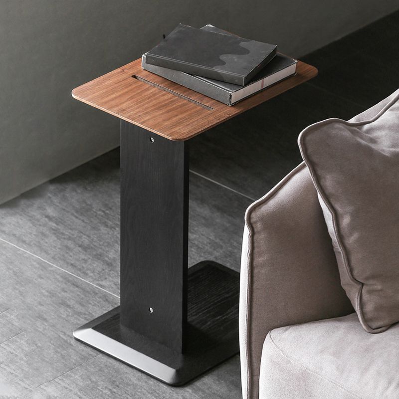 Modern Accent Side Table Wood Square Pedestal Side Table for Living Room Clearhalo 'Coffee & Accent Tables' 'End & Side Tables' 'end_side_tables' 'furn' 'furn_end_side_tables' 'Furniture' 'Living Room Furniture' 1200x1200_3b35ce60-760c-41d1-ac85-7e64a235dd04