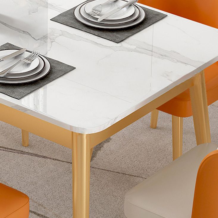 Luxury 1/2/5/7 Pieces Dining Set with Sintered Stone White Table Dining Furniture Set Clearhalo 'Dining Room Sets' 'Dining Tables & Seating' 'dining_room_set' 'furn' 'furn_dining_room_set' 'Furniture' 'furniture_dining_room_set' 'Kitchen & Dining Furniture' 'kitchen&dining_furn' 'kitchen' 1200x1200_3b37397a-2a27-49f5-bf20-f0db86085df2