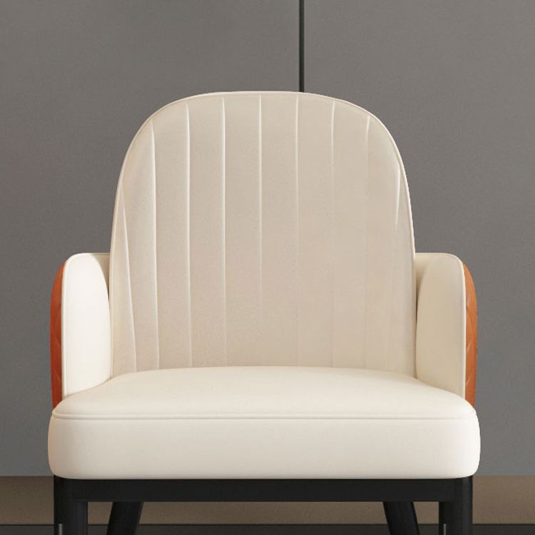 Minimalist Style Solid Back Dining Side Chairs Leather Dining Chairs for Kitchen Clearhalo ' kitchen&dining_furn' 'Dining Chairs' 'Dining Tables & Seating' 'dining_chair' 'furn' 'furn_dining_chair' 'Furniture' 'furniture_dining_chair' 'Kitchen & Dining Furniture' 'kitchen' 1200x1200_3b37e484-6da7-4331-ab22-9733ff8e190f