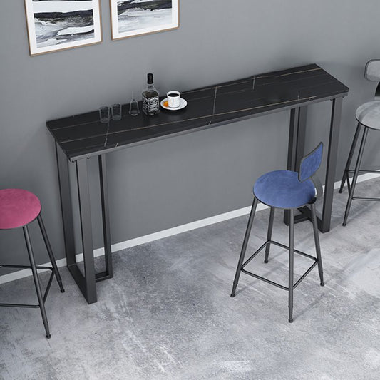 Metal Barstools Glam Armless Bar Stools with Black Metal Base