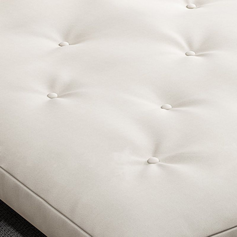 Scandinavian Beige Futon Sleeper Sofa Armless Futon and Mattress Clearhalo 'furn' 'furn_futons' 'Furniture' 'Futons & Daybeds' 'Futons' 'Living Room Furniture' 1200x1200_3b3a658e-27a1-441b-8ba8-3eedb2155ca5