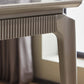 Gray Contemporary Rectangular Stone Dining Table with Solid Wood Legs Clearhalo 'Dining Tables & Seating' 'Dining Tables' 'dining_table' 'furn' 'furn_dining_table' 'Furniture' 'Kitchen & Dining Furniture' 1200x1200_3b3b1730-0111-4f82-a772-bc47c1205d96