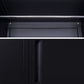 Black Steel Wardrobe Armoire Contemporary Hinged Wardrobe Cabinet