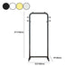 Modern Hall Stand Metal Hanging Rail y 4 ganchos repleto de casillas con castores