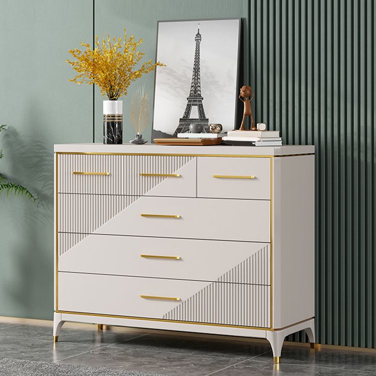 Cofre de almacenamiento Glam clásico 3/5/6/10 cajones de cajones dobles, 15.6 pulgadas de ancho