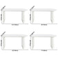 Free Form White Dining Table Sintered Stone Table Contemporary with Double Pedestal Clearhalo ' dining_table' 'Dining Tables & Seating' 'Dining Tables' 'furn' 'furn_dining_table' 'Furniture' 'furniture_dining_table' 'Kitchen & Dining Furniture' 'kitchen&dining_furn' 'kitchen' 'kitchen_dining_table' 1200x1200_3b3e9e3a-7e15-4d9f-85c7-e694a32785cc