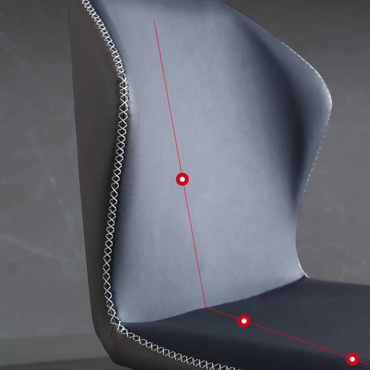 Wingback stoel metalen industriële keuken eetkamer zijstoel