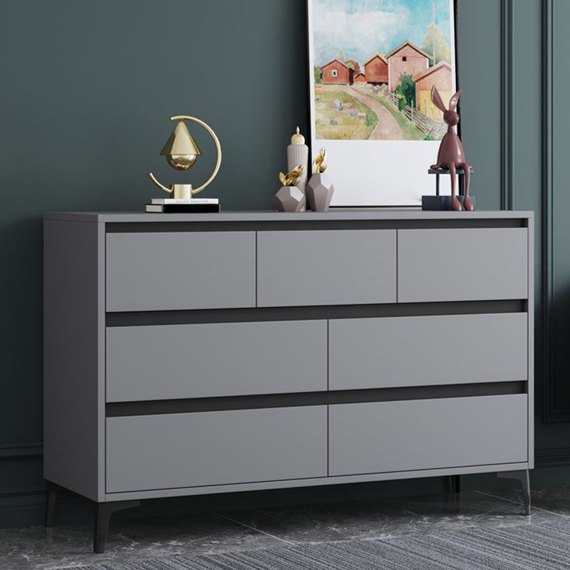 Modern Gray Storage Chest Soft-Close Drawers Wood Dresser for Bedroom Clearhalo 'Bedroom Furniture' 'Dressers & Chests' 'dressers_chests' 'furn' 'furn_dressers_chests' 'Furniture' 1200x1200_3b3fdfe5-3f45-4acc-8e5e-c44b10a33990