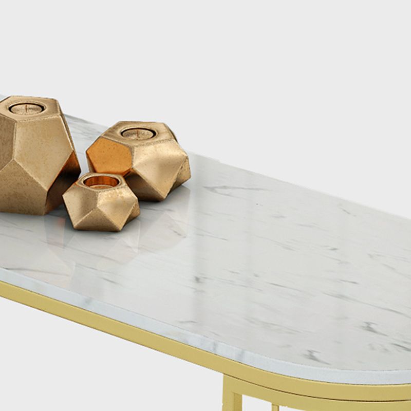 Stone Bar Dining Table Glam Style Rectangle Bar Table with Double Pedestal for Dining Room Clearhalo 'Bar Furniture' 'Bar Tables' 'bar_tables' 'furn' 'furn_bar_tables' 'Furniture' 'Kitchen & Dining Furniture' 1200x1200_3b4028c1-3b01-44a1-96e3-56b807675bbd