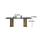 Nordic Glam Sintered Stone Rectangle Table Set 1/4/5/7 Pieces Dining Set Clearhalo 'Dining Room Sets' 'Dining Tables & Seating' 'dining_room_set' 'furn' 'furn_dining_room_set' 'Furniture' 'Kitchen & Dining Furniture' 1200x1200_3b409b59-a732-4440-b2de-7333fe49b27d