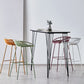 Contemporary Milk Tea Shop Footrest Matte Finish Metal Bar Stool Clearhalo 'Bar Furniture' 'Bar Stools' 'bar_stools' 'furn' 'furn_bar_stools' 'Furniture' 'furniture_bar_stools' 'Kitchen & Dining Furniture' 1200x1200_3b4574ca-83e5-4fd3-ab7f-ba8c92596c96