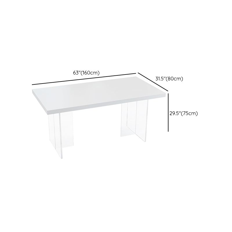 Moderni 1/4/5 pezzi mobili da pranzo in pietra sinterizzato set in bianco