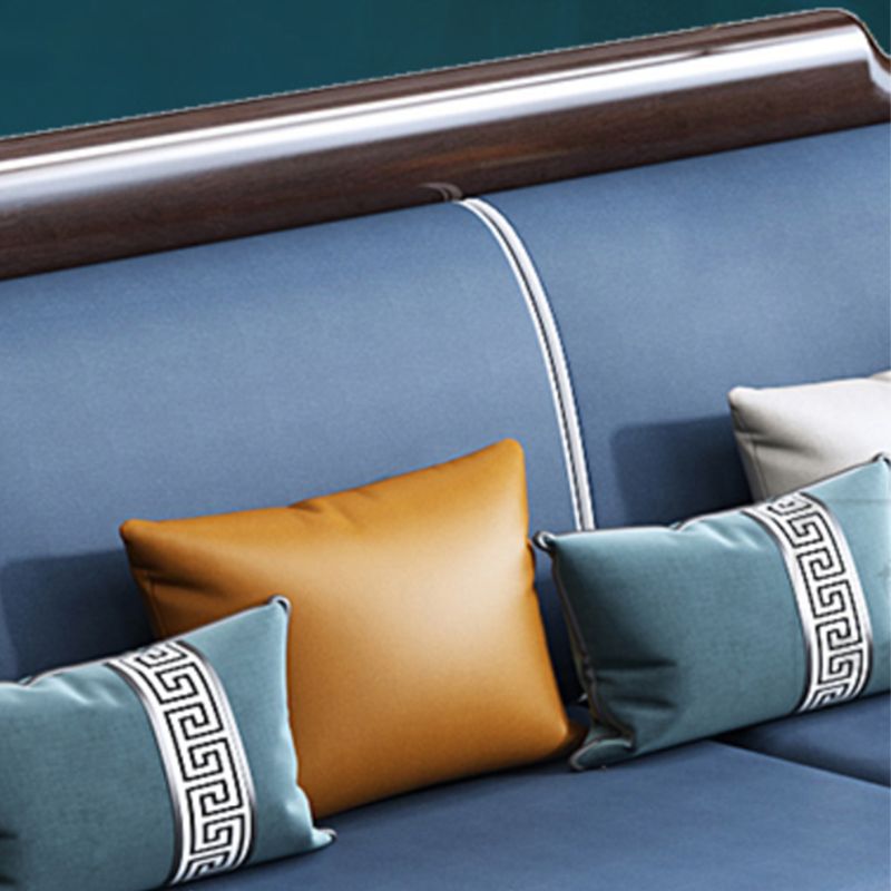 Divano in legno in legno in stile contemporaneo per soggiorno per soggiorno