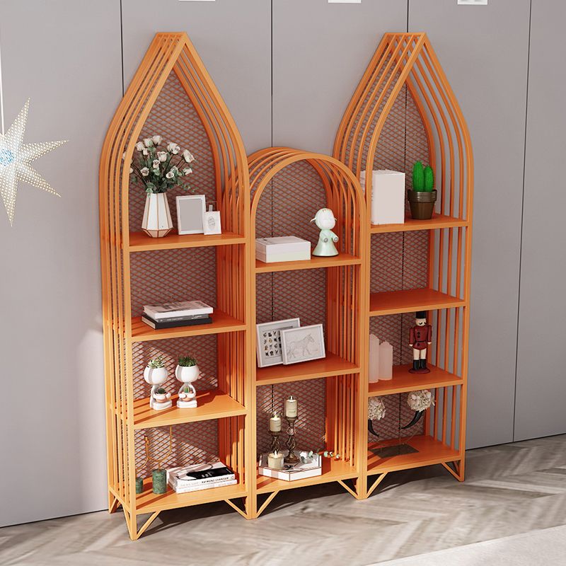 Modern Style Bookcase Standard Metal Closed Back Bookshelf for Home Clearhalo 'Bookcases' 'furn' 'furn_bookcases' 'Furniture' 'furniture_bookcases' 'Office Furniture' 1200x1200_3b48434d-c9f3-41e4-97f1-376897fd82f0