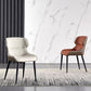 Contemporary Dining Chairs Arm Chair with Metal Legs for Home
