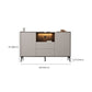 Stone Media Console TV Stand Modern TV Stand Console with 2 Drawers Clearhalo 'furn' 'furn_tv_stands_entertainment_centers' 'Furniture' 'Living Room Furniture' 'TV Stands & Entertainment Centers' 'TV Stands & Media Storage Furniture' 'tv_stands_entertainment_centers' 1200x1200_3b49f174-d7c5-4757-90b6-b1049d7d16f4