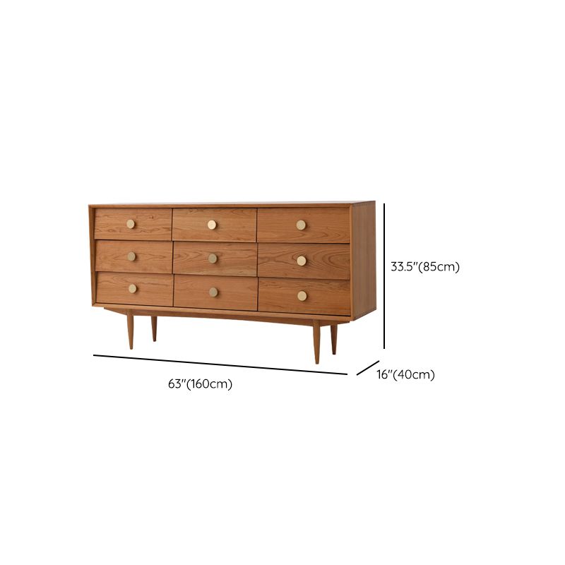 Contemporary Rectangle Wood Accent Cabinet Knobs Cabinet with Drawer Clearhalo 'Cabinets & Chests' 'cabinets_chests' 'furn' 'furn_cabinets_chests' 'Furniture' 'Living Room Furniture' 1200x1200_3b4a432e-a001-453b-9efe-606ae37ea746