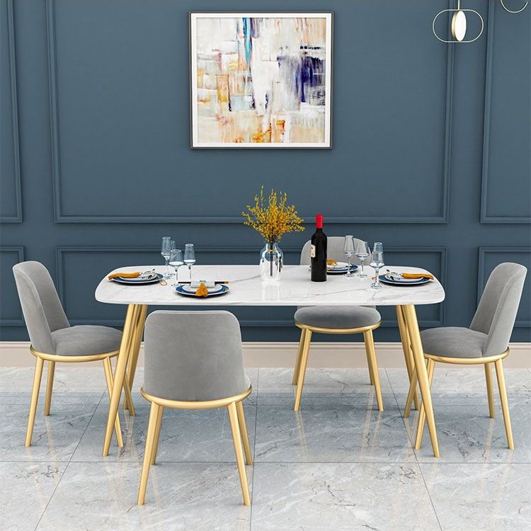 Traditional Luxury Rectangle Dining Table 4-foot Furniture for Dining Room Clearhalo 'Dining Tables & Seating' 'Dining Tables' 'dining_table' 'furn' 'furn_dining_table' 'Furniture' 'furniture_dining_table' 'Kitchen & Dining Furniture' 1200x1200_3b4b5c8b-ae54-409f-8e8f-6704b3012588