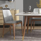 Nordic Ash White Rock Board Rectangular Dining Table Set with 4 Legs Base Clearhalo 'Dining Room Sets' 'Dining Tables & Seating' 'dining_room_set' 'furn' 'furn_dining_room_set' 'Furniture' 'furniture_dining_room_set' 'Kitchen & Dining Furniture' 'kitchen&dining_furn' 'kitchen' 1200x1200_3b4b8a09-2028-42e0-90c0-2e637e88bfbf