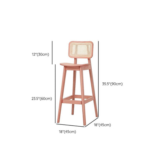 Solid Wood Stool Modern Style Counter and Bar Stool for Living Room Clearhalo 'Bar Furniture' 'Bar Stools' 'bar_stools' 'furn' 'furn_bar_stools' 'Furniture' 'Kitchen & Dining Furniture' 1200x1200_3b4c9fe5-79ef-458a-8775-2417a0183f98