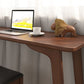 Bureau de bureau en bois massif contemporain 29.53 "Tall Parsons Base Writing Desk