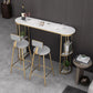 Low Back Dining Stools Industrial Bar Stools with Metal Base
