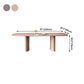 Rectangle Minimalist Dining Table Solid Wood Fixed Table with 4 Legs Clearhalo ' dining_table' 'Dining Tables & Seating' 'Dining Tables' 'furn' 'furn_dining_table' 'Furniture' 'furniture_dining_table' 'Kitchen & Dining Furniture' 'kitchen&dining_furn' 'kitchen' 'kitchen_dining_table' 1200x1200_3b4e1a45-7768-4942-9d32-ba1750d0caae
